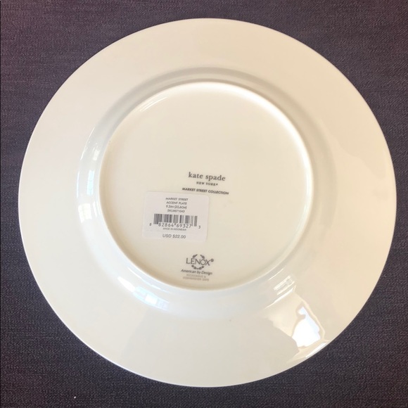 Kate Spade Market Street Accent Plate - Picture 2 of 5